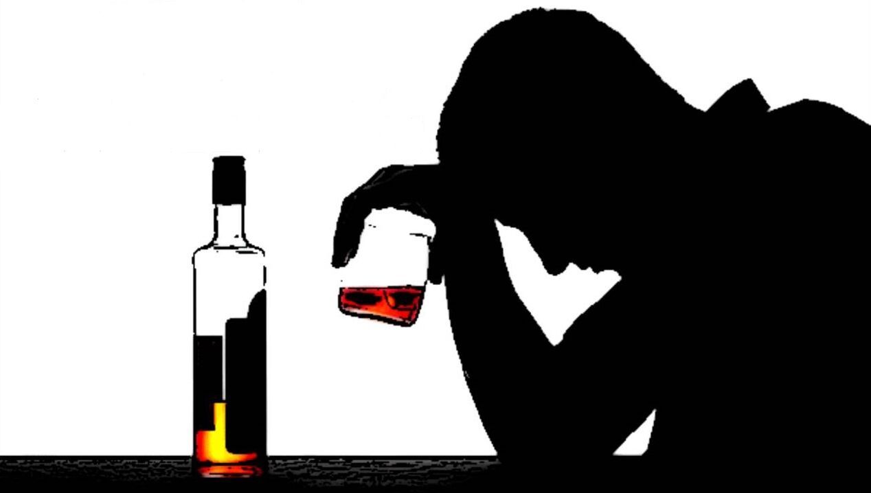 o consumo de alcohol como causa da baixa potencia