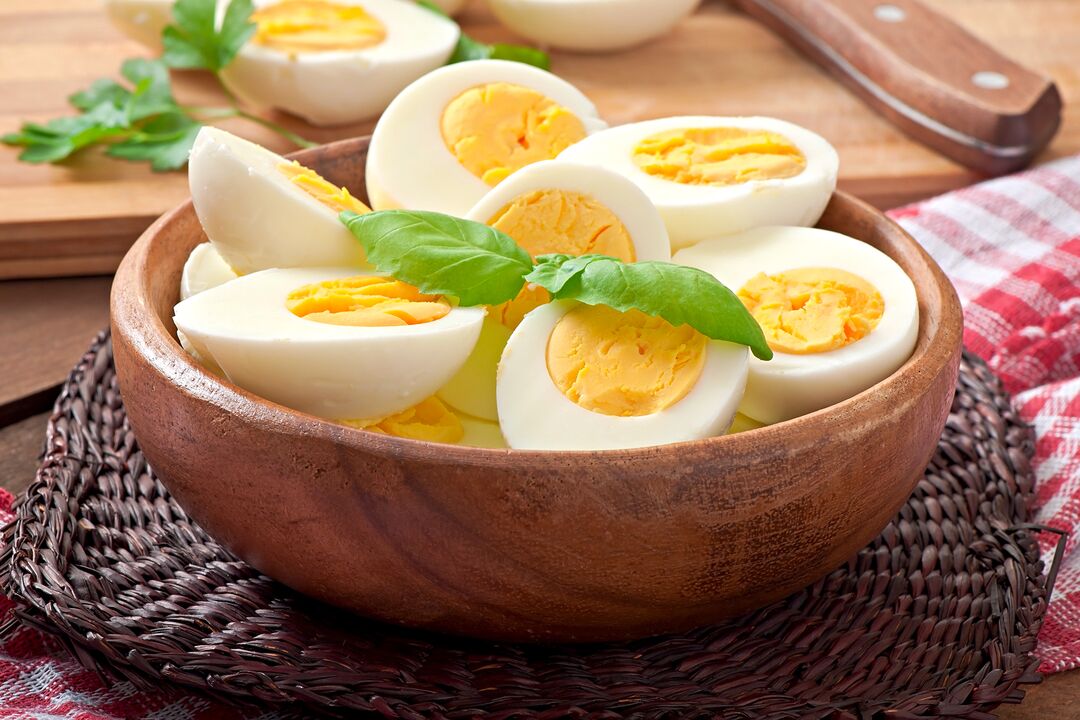 ovos cocidos para mellorar a potencia